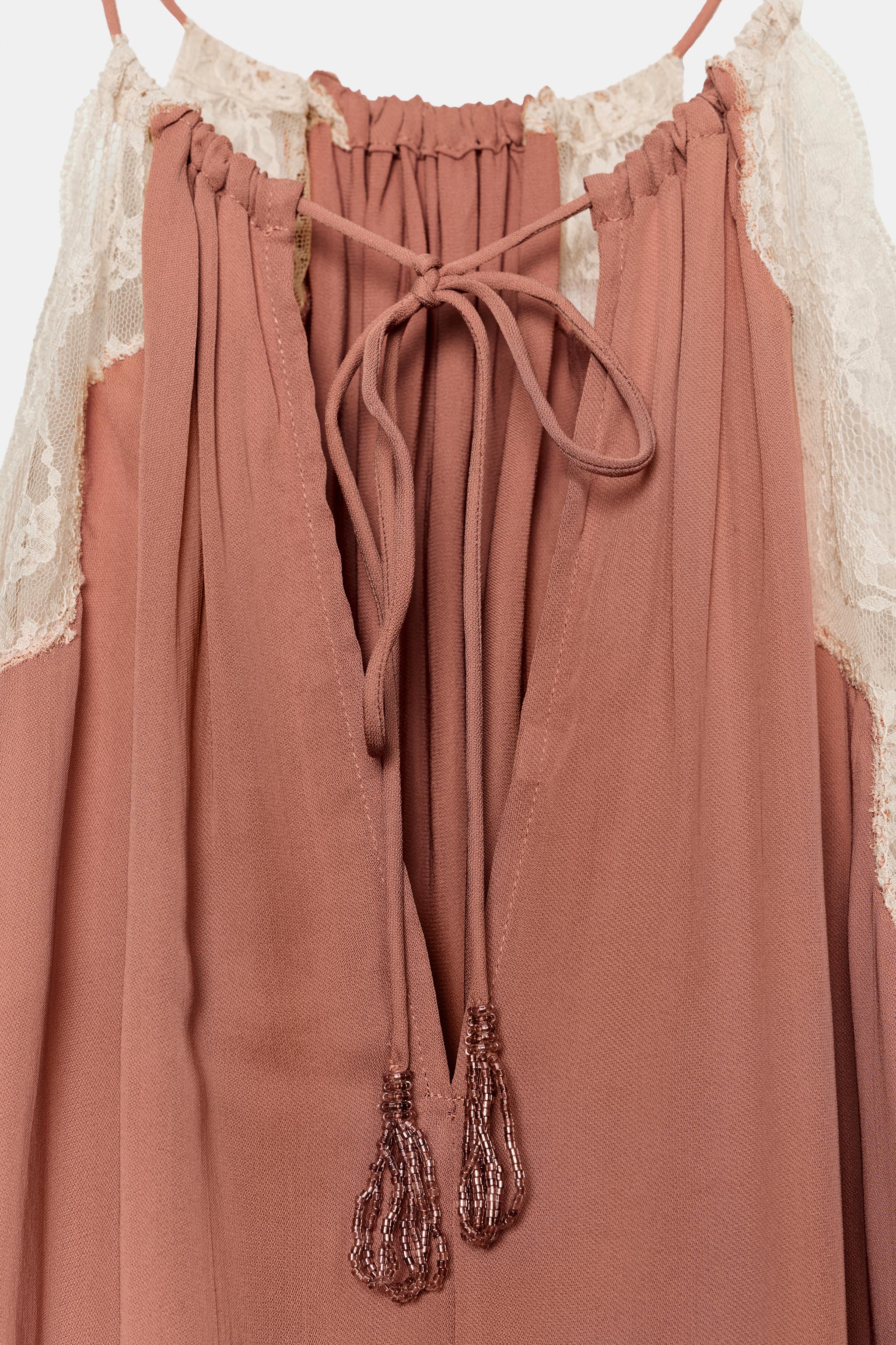 TOP HALTER EN DENTELLE ZW COLLECTION